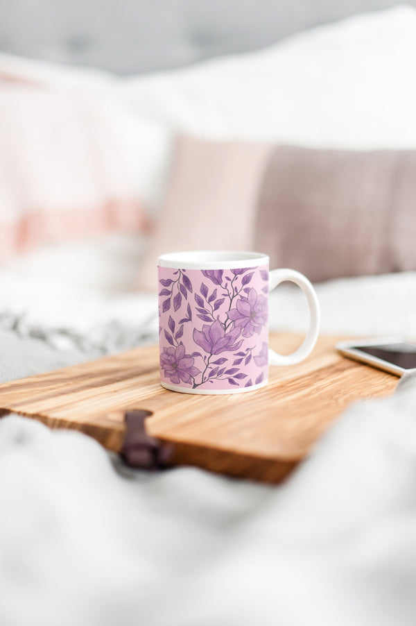UTY Home Collection - Purple Botanika Coffee Mug